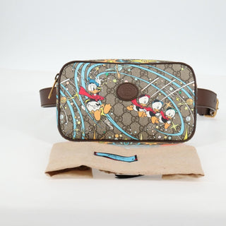 Gucci Disney Donald Duck Belt Bag Printed GG Coated Canvas