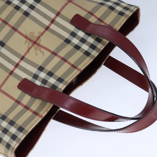 Burberry Top Handle Tote Haymarket Coated Canvas