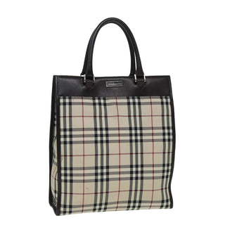 Burberry Nova Check Tote canvas check pattern