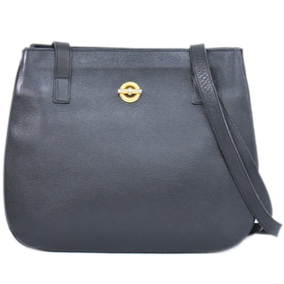 Celine Clasp Cabas Tote Leather