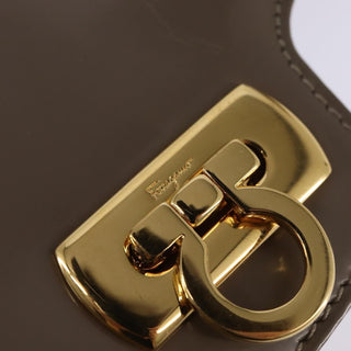 Salvatore Ferragamo Wanda Handbag Patent Leather