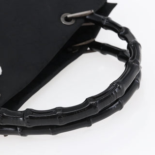 Gucci Vintage Bamboo Handle Tote GG Nylon