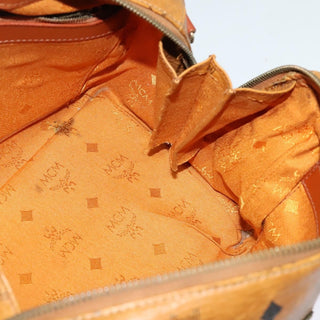 MCM Visetos Handbag Canvas and Leather