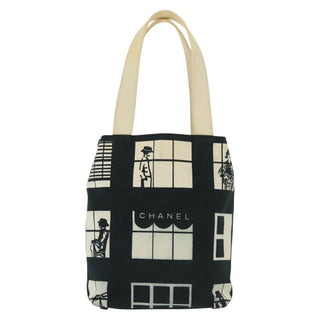 Chanel Coco Window Tote Printed Canvas