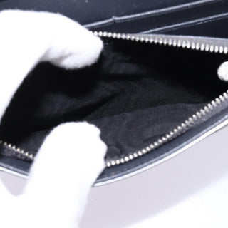 Christian Dior Diorama Wallet on Chain Metallic Distressed Calfskin