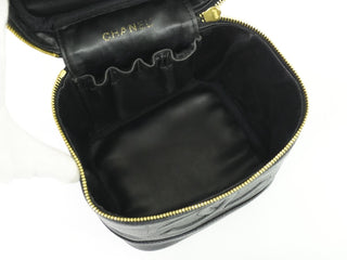 Chanel Vintage Timeless Cosmetic Case Caviar