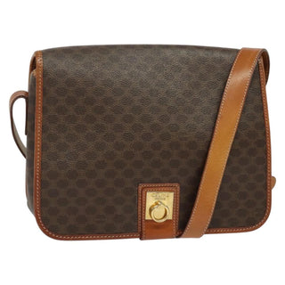 Celine Macadam Shoulder Bag PVC Leather