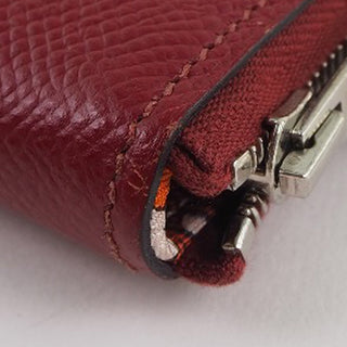 Hermes Azap Zip Around Wallet Silk'in Epsom