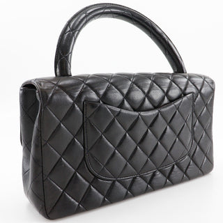 Chanel Vintage Twin Top Handle Flap Bag Quilted Lambskin