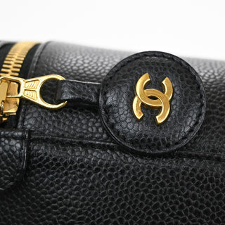 Chanel Vintage Timeless Vanity Case Caviar