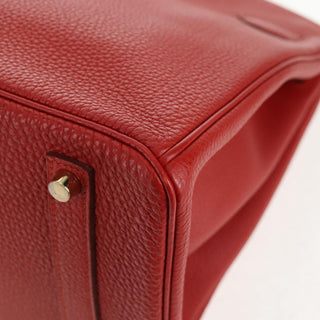Hermes Birkin Handbag Red Togo with Gold Hardware