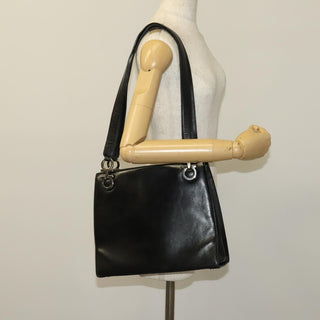 Salvatore Ferragamo Gancini Shoulder Bag Leather