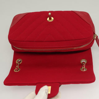 Chanel Classic Single Flap Bag Chevron Jersey