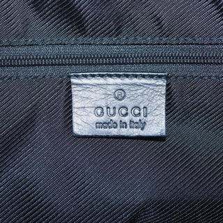 Gucci Vintage Zip Boston Bag GG Canvas