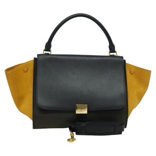 Celine Trapeze Bag Leather with Suede