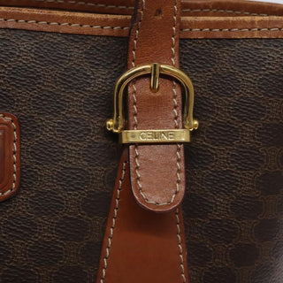 Celine Vintage Macadam Handbag Canvas