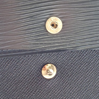 Louis Vuitton Porte Monnaie Billet Carte Crédit Leather