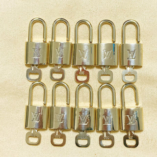 Louis Vuitton Cadenas Bag Charm Gold-plated