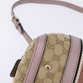 Gucci Vintage Web Boston Bag GG Canvas