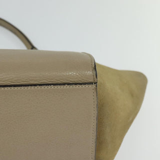 Celine Trapeze Bag Leather with Suede
