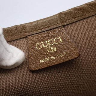 Gucci Vintage Web Strap Tote GG Coated Canvas