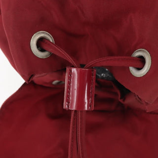 Prada Front Pocket Buckle Backpack Re-Nylon and Shearling