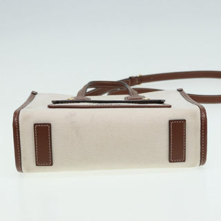 Burberry Freya Shopping Tote Canvas with Leather