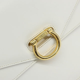 Celine Gancini Handbag Leather