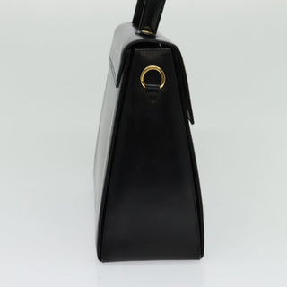 Salvatore Ferragamo Gancini Convertible Top Handle Bag Leather