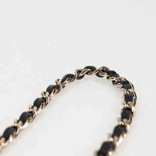 Chanel Flap Card Holder on Chain Quilted Printed Canvas