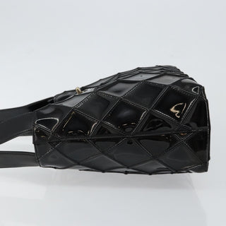 Chanel Vintage CC Lock Flap Shoulder Bag Quilted Patent