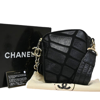 Chanel Scales Camera Bag Leather with Jersey