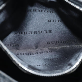 Burberry Front Pocket Flap Messenger Vintage Check Nylon and Nylon