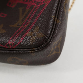 Louis Vuitton Pochette Accessoires Limited Edition Christmas Animation Monogram Canvas