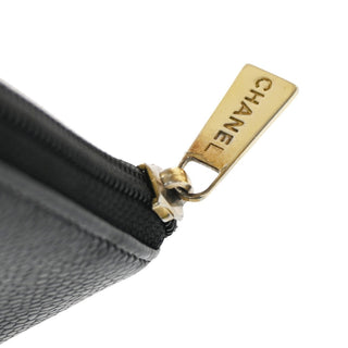 Chanel Timeless CC Zipped Wallet Caviar