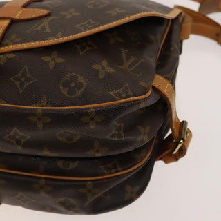 Louis Vuitton Saumur Handbag Monogram Canvas