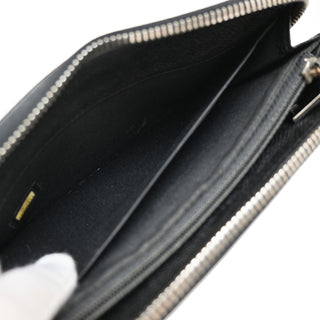 Chanel CC Logo Zipper Long Bifold Leather