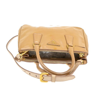 Prada Galleria Double Zip Tote Patent leather