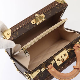 Louis Vuitton Petite Valise Handbag Monogram Canvas