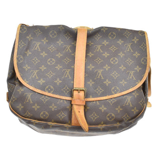 Louis Vuitton Saumur Handbag Monogram Canvas