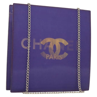 Chanel Vintage Holographic Chain Tote Vinyl