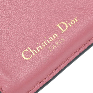 Christian Dior Saddle Trifold Flap Wallet Leather
