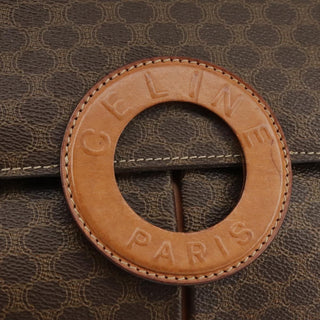 Celine Macadam Shoulder Bag PVC Leather