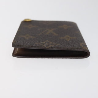 Louis Vuitton Porte Cartes Pression Card Case Monogram Canvas