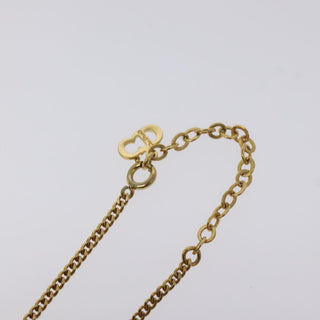 Christian Dior CD Pendant Necklace Gold-plated