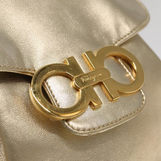 Salvatore Ferragamo Gancini Backpack Leather