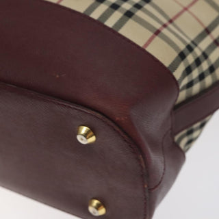 Burberry Shoulder Bag Nova Check Canvas