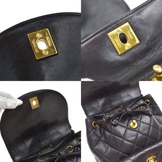 Chanel Vintage CC Pocket Backpack Quilted Lambskin