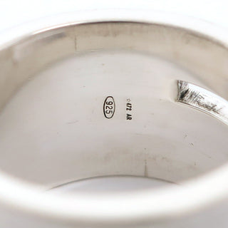 Gucci Logo Band Ring Sterling Silver
