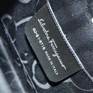 Salvatore Ferragamo Gancini Convertible Top Handle Bag STAINLESS STEEL